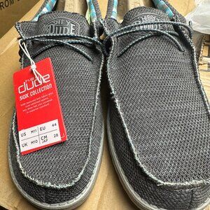 HEY DUDE WALLY SOX CHARCOAL 11